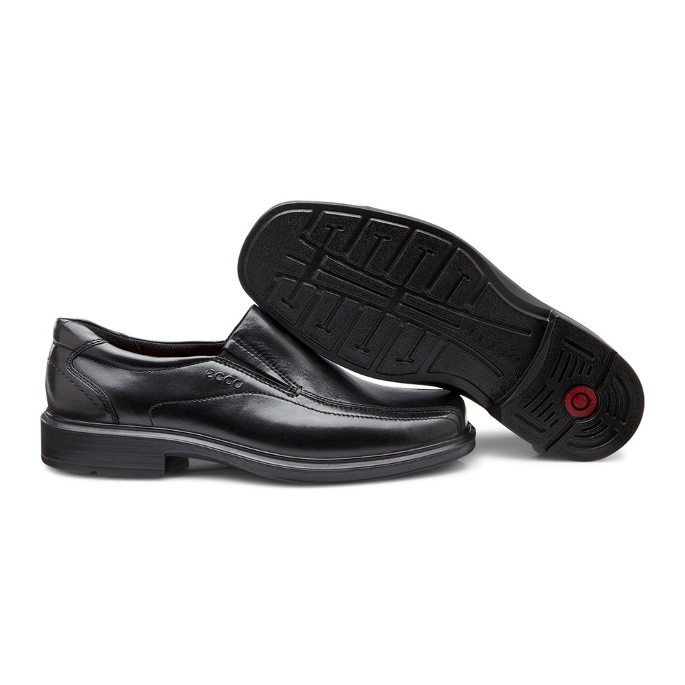 ECCO Mens Slip On Black - Helsinki Bike Toe - HPN-791623